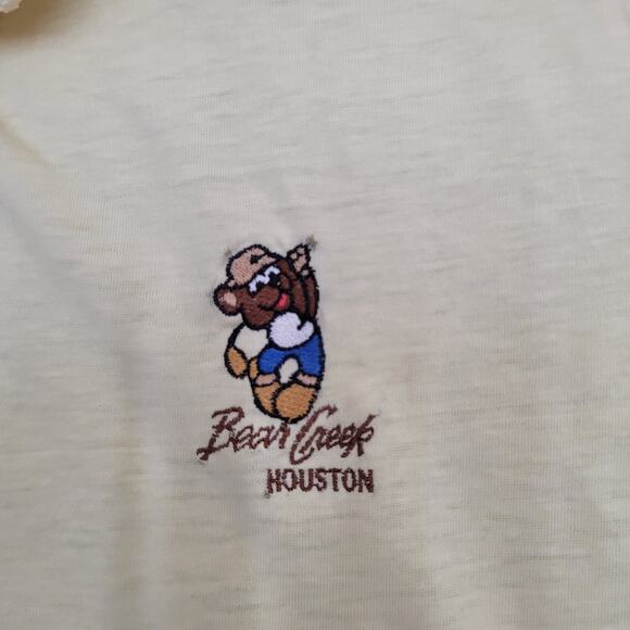 Vintage 80s MOD Preppy Polo Shirt Womens XS/S 17x26 Bear Creeks - Picture 11 of 14